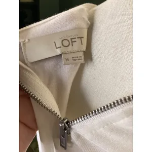 Ann Taylor LOFT Womens White Floral Lace Front‎ Sleeveless Shell Top Size M thumbnail 5
