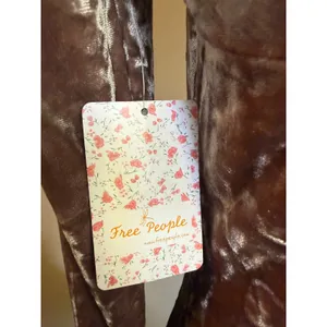 Free People perfect date Crushed Velvet Cowl Long XS whimsi goth boho Y2K dainty thumbnail 3