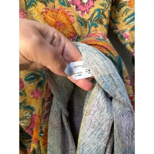 Natural Life Lottie sweater knit maxi dress features a vibrant mustard floral M thumbnail 4