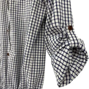 Rare The North Face Coolmax Cinch Waist Hiking Shirt 85/US SM‎ Gingham Korea thumbnail 5