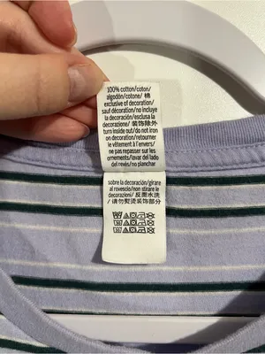 VS Pink Retro Stripe Crop Top Lavender and Green Size XL thumbnail 5