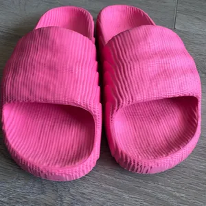 Adidas Adilette 22 Slides Lucid Pink Women 8 Textured Topographic Sandals IF3568 thumbnail 2