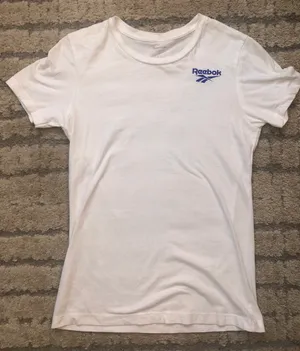 Reebok White Cotton Top thumbnail 2