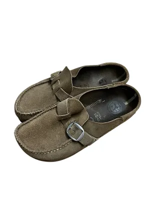 Birkenstock Buckley Suede Leather Clogs Slip On Granola Girl Fall Vibes Utility thumbnail 5