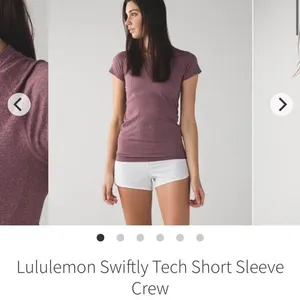 Lululemon Swiftly Tech Short Sleeve Shirt Size 8 thumbnail 2