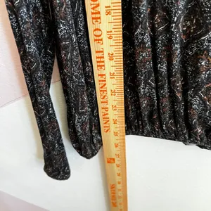 Free People Long Sleeve Top Boho‎ Bohemian Medium thumbnail 3