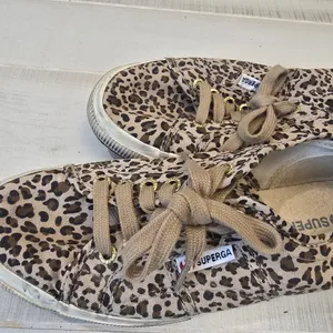 {9} Superga Cheetah Leopard Print Canvas Sneaker Shoes thumbnail 5