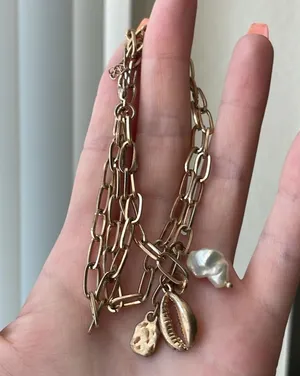 Gold Charm Bracelet thumbnail 1