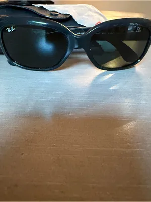 Ray-Ban Jackie Ohh RB4101 601 Women's Black Oversized Cat Eye Sunglasses thumbnail 7