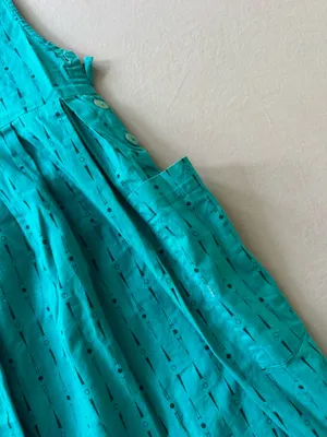 Vintage KHAZANA Patterned Pinafore House Dress thumbnail 7