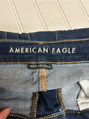 American Eagle Dark Wash Next Level Stretch Jeggings Size 14 thumbnail 7