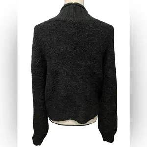 American Eagle Boucle Mock Neck Sweater Size Medium thumbnail 5