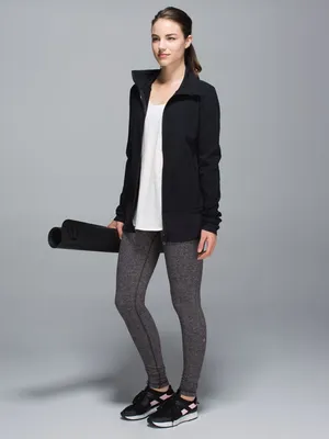 Lululemon Wunder Under Leggings Giant Herringbone Heathered Black SZ‎ 6 thumbnail 12