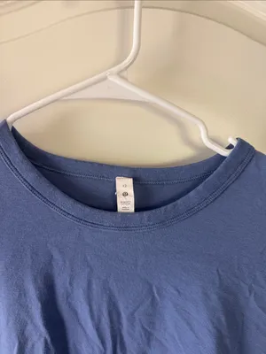 lululemon athletica Long Sleeve Crew Tee in Periwinkle Blue / R7 thumbnail 2