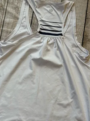 Southern Tide Tank Top Size Medium Malia Racerback Womens Classic White thumbnail 10