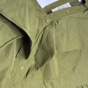 Olive Green Fit and Flare Ruffled Mini Dress thumbnail 5