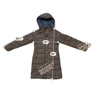 Vintage Y2K Abercrombie Puffer Jacket Hooded Parka Coat Womens M Brown Bella thumbnail 5