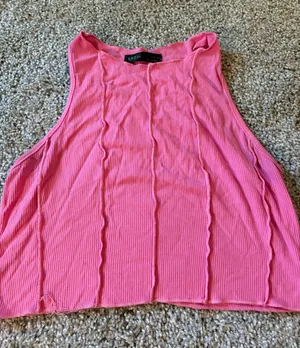 Shein Pink Crop Top thumbnail 1
