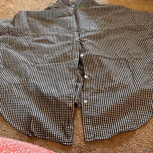 Madewell medium black and‎ white plaid blouse thumbnail 8