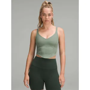 Lululemon Align Corset Tank Top Size 2 Grey Eucalyptus thumbnail 8