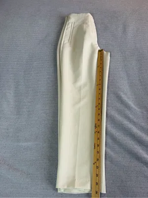 Zara Ivory High-Waist Tailored Trousers thumbnail 5