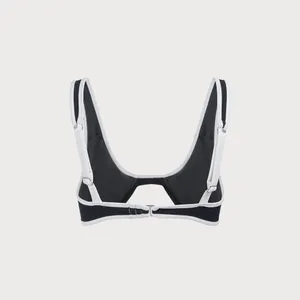 BERLOOK Contrast Trim Underwire Bikini TOP 07 Black Size M thumbnail 7