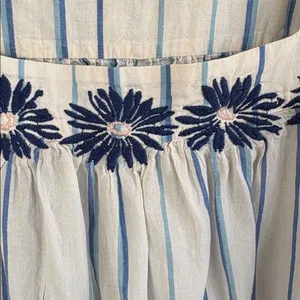 EUC Madewell Floral Embroidered Butterfly Top Size Large Retail $85.00 thumbnail 8