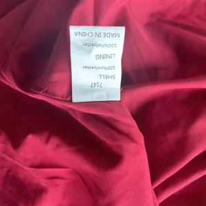 Pretty Garden Tie Front Ruffle Dress Maroon Large thumbnail 8