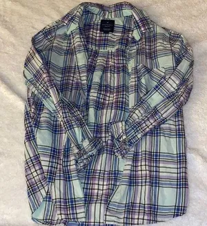 AEO Boyfriend Flannel thumbnail 1