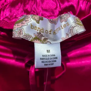 NEW Band of Gypsies Cannes Fushia Pants With Pockets M thumbnail 8