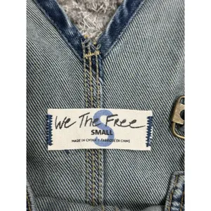 Free People We The Free Women’s Baxter Denim Dress Overall Jumper Grunge Size S thumbnail 9