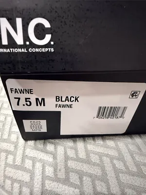 INC International Concepts Womens Fawne Tall Leather Boot Black 7.5 thumbnail 15