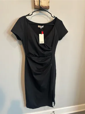 NWT Popilush Shapewear Short Sleeve Perfect Form Sheath Dress thumbnail 2