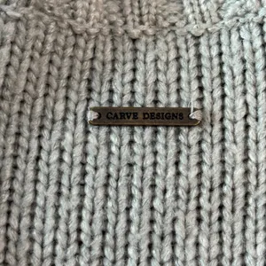Carve Designs Sage Green Chunky Knit Crew Neck‎ Sweater Womens Large Relaxed Fit thumbnail 5