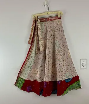 Boutique Reversible Maxi Wrap Skirt BIN07 thumbnail 1