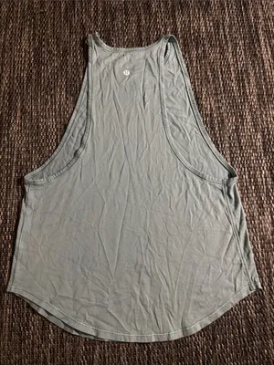 Lululemon High Neck Halter Tank Blue Size 8 thumbnail 2
