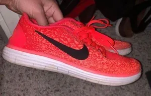 orange/red  shoes thumbnail 1