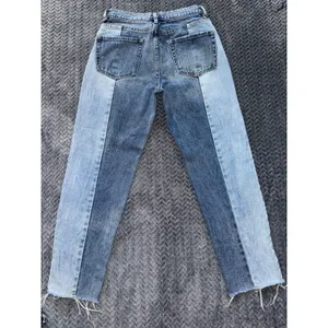 Pac‎ Sun Women's Vintage Icon Denim Blue High Rise Straight Raw Hem Size 25 thumbnail 6