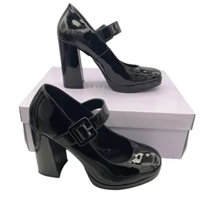 Madden Girl Ursulla black patent leather mary jane platform shoes Size 7.5M thumbnail 12