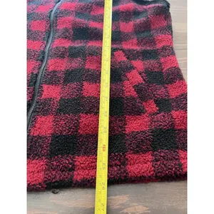 Woolrich Women'S Red Black Buffalo Plaid Collared Full Zip Pockets Vest Sz Xl thumbnail 8