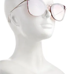 TOM FORD Charlotte Sunglasses Cat-Eye Brown Gold Tortoiseshell Gradient Lenses thumbnail 6