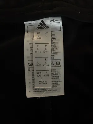 adidas Black Joggers with White Side Stripes thumbnail 2