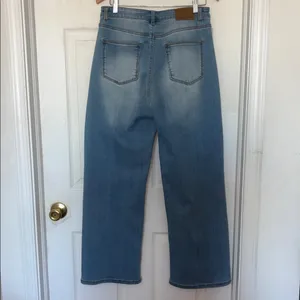 Paola Riboni High Waist Rhinestone Jeans Blue Size L thumbnail 4