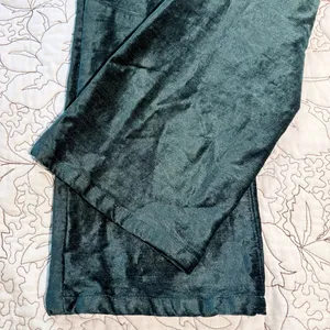 Free People High Time Velvet Kick Flare Pants Jewel Green Sz 27 💛 thumbnail 8