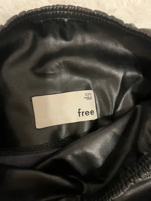 Aritzia Black Leather Pants thumbnail 3