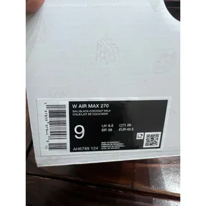 Nike Air Max 270 Women’s Size 9 AH6789-124 Sail Black Coconut Milk New thumbnail 9