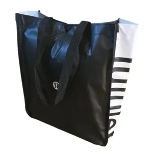 Lululemon Monochrome Tote Bag Storage Carry thumbnail 1