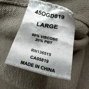 One Grey Day Toni Wide Leg Pants Pull On High Waist Lounge Canvas Beige L NWOT thumbnail 4