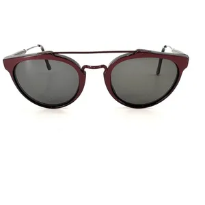 Retrosuperfuture Sunglasses Women Burgundy Double‎ Bridge Italian Retro Modern thumbnail 2