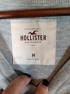 Hollister Light Gray Button V‑Neck Cardigan Button Front Cardigan Womens M thumbnail 2